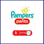 Снимка на PAMPERS/ПАМПЕРС ГАЩИ 5 12-17 КГ. Х 22 БР.