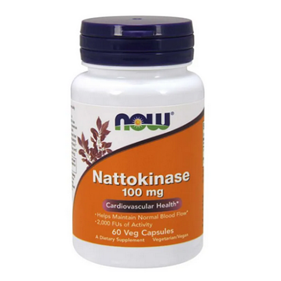 NOW FOODS/НАУ ФУДС NATTOKINASE 100 МКГ. КАПСУЛИ Х 60 БР.