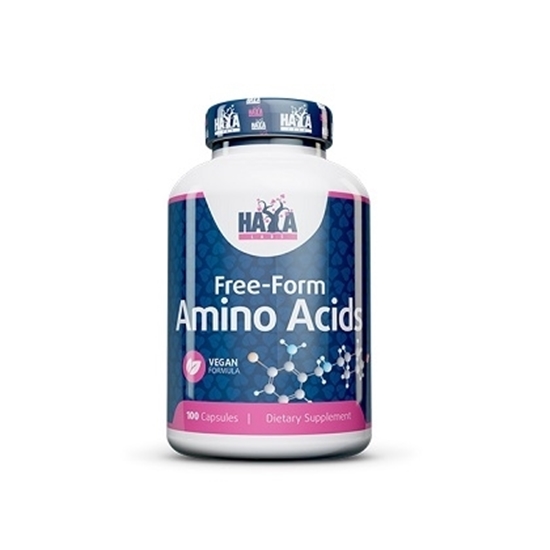 Снимка на HAYA LABS/ХАЯ ЛАБС FREE FORM AMINO ACIDS Х 100 БР.