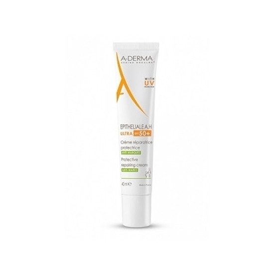 Снимка на A-DERMA EPITHELIALE A.H ULTRA SPF50+ ВЪЗСТАНОВЯВАЩ И ЗАЩИТАВАЩ КРЕМ 40 МЛ