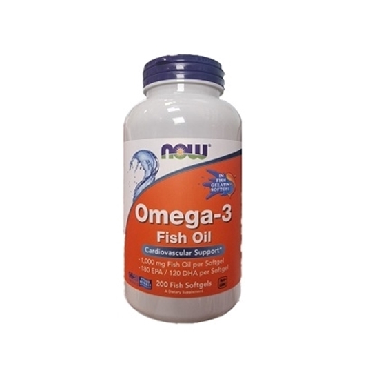 Снимка на NOW FOODS/НАУ ФУДС OMEGA-3 FISH OIL ОМЕГА-3 ДРАЖЕТА Х 200 БР.