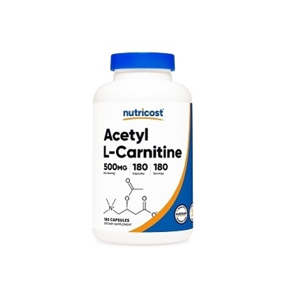 Снимка на ACETYL L-CARNITINE/АЦЕТИЛ-Л-КАРНИТИН 500 МГ Х 180 КАПСУЛИ