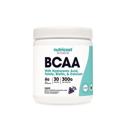 Снимка на BCAA FOR WOMEN POWDER GRAPE/ВЕРИЖНО-РАЗКЛОНЕНИ АМИНОКИСЕЛИНИ ЗА ЖЕНИ ВКУС ГРОЗДЕ Х 300 Г ПРАХ