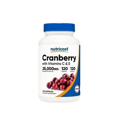 Снимка на CRANBERRY/ЧЕРВЕНА БОРОВИНКА 500 МГ + ВИТАМИНИ С И Е Х 120 КАПСУЛИ