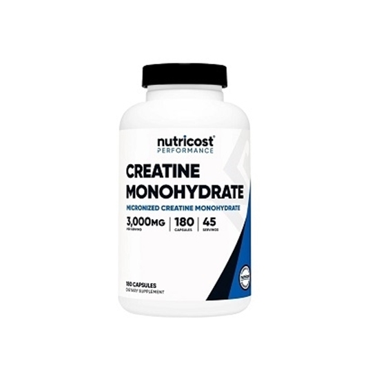 Снимка на CREATINE MONOHYDRATE/КРЕАТИН МОНОХИДРАТ 750 МГ Х 180 КАПСУЛИ