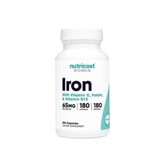 Снимка на IRON FOR WOMEN WITH VITAMIN C, FOLATE, B12/ФОРМУЛА ЗА ЖЕНИ ЖЕЛЯЗО+ВИТАМИН С, ФОЛАТ И В12 Х 180 КАПСУЛИ