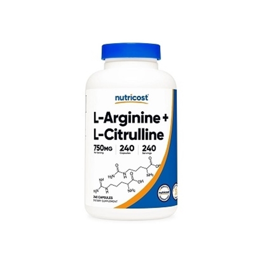 Снимка на L- ARGININE + L-CITRULLINE/Л-АРГИНИН + Л-ЦИТРУЛИН Х 240 КАПСУЛИ