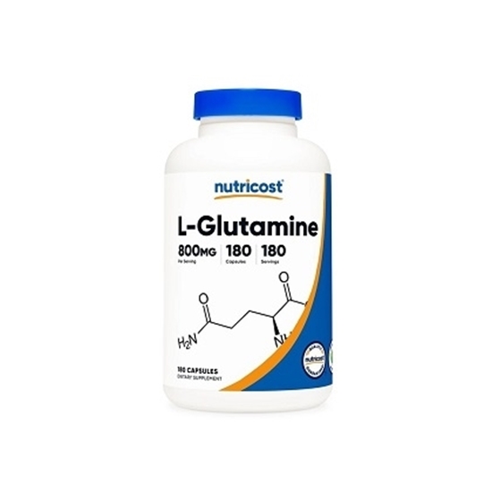 Снимка на L-GLUTAMINE/L-ГЛУТАМИН 800 МГ Х 180 КАПСУЛИ