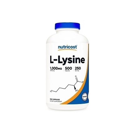 Снимка на L-LYSINE/Л-ЛИЗИН 500 МГ Х 500 КАПСУЛИ