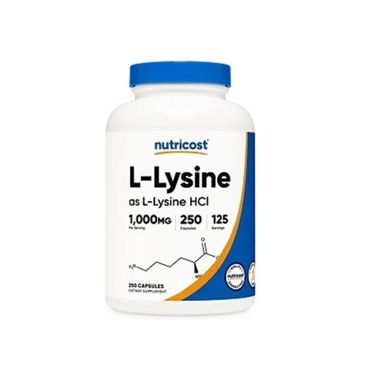 Снимка на L-LYSINE HCL/Л-ЛИЗИН ХИДРОХЛОРИД 500 МГ Х 250 КАПСУЛИ