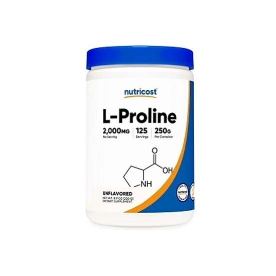 Снимка на L-PROLINE POWDER/L-ПРОЛИН 2000 МГ ПРАХ Х 250 Г