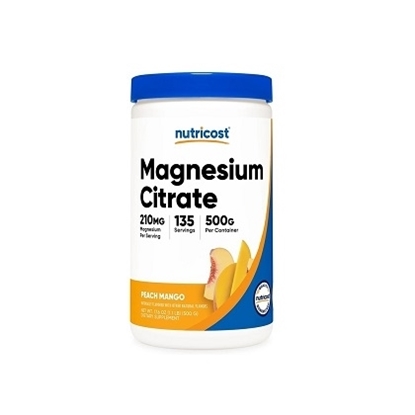 Снимка на MAGNESIUM CITRATE MANGO PEACH/МАГНЕЗИЕВ ЦИТРАТ 210 МГ ПРАХ С ВКУС НА МАНГО И ПРАСКОВА 500 Г