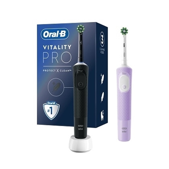 Снимка на ORAL B/ОРАЛ Б КОМПЛЕКТ ЕЛ. ЧЕТКИ ЗА ЗЪБИ VITALITY PRO